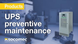 Beyond UPS preventive maintenance by Socomec [upl. by Collete50]