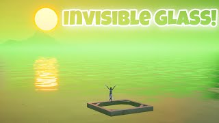 The BEST WAY to make INVISIBLE Walls and Floors glass in Fortnite Creative [upl. by Wheelwright]