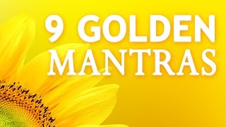 9 GOLDEN MANTRAS  108 Times [upl. by Dorris]