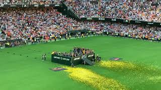 Celebración Copa del Rey 🏆 VALENCIA CF  Himno Comunidad Valenciana Mestalla [upl. by Merrel319]