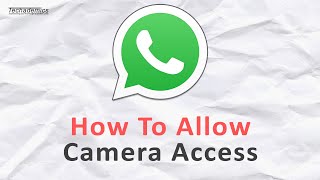 How To Allow Camera Access On Whatsapp  Easy [upl. by Ycniuqed]