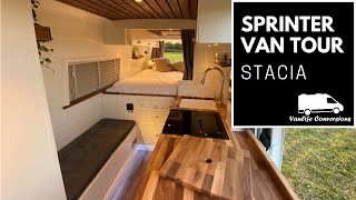 Sprinter Van Tour  Epic offgrid van conversion with shower and composting loo Vanlife Conversions [upl. by Delaryd]