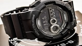 Casio GSHOCK GD1001B REVIEW  How To Set Time  LIGHT DISPLAY [upl. by Woll365]