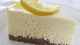 Lemon Cheesecake No Bake  One Pot Chef [upl. by Naujuj]