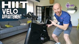 HIIT avec un VELO DAPPARTEMENT BIKING  Alexandre Mallier [upl. by Rodman]