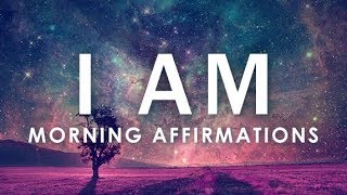 POWERFUL POSITIVE Morning Affirmations for POSITIVE DAY WAKE UP 21 Day quotI AMquot Affirmations [upl. by Eillor]