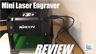 REVIEW KKmoon DIY Compact Laser Engraving Machine [upl. by Thorin37]