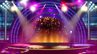 STAGE BACKGROUND6 WITH LIGHTS [upl. by Etnor]