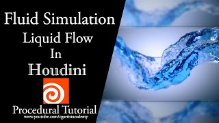 Houdini Liquid Flow Tutorial Fluid Simulation [upl. by Ikilisav212]