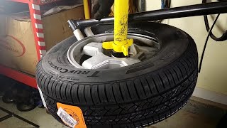 How to Modify Manual Tire Changer and Change Tires [upl. by Annoif]