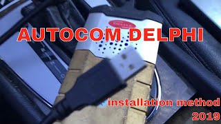 AUTOCOM DELPHI Installation 2019 [upl. by Littman]