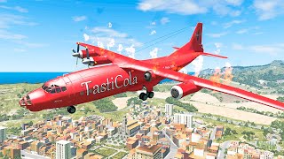 Airplane Crashes 21  BeamNG DRIVE  SmashChan [upl. by Sankey295]