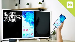 Samsung Galaxy S20 FE How To Connect To Your TV [upl. by Lledyr]