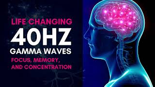 40 HZ Binaural Beats The Frequency for FOCUS MEMORY and CONCENTRATION [upl. by Repsag788]