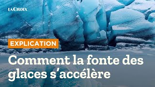 Réchauffement climatique la fonte des glaces s’accélère [upl. by Araht]