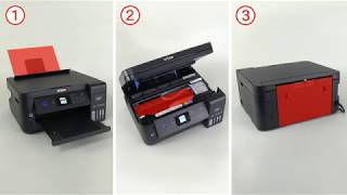 How to Remove Jammed Paper Epson ET2750ET2850L4260 NPD5837 [upl. by Robbert225]