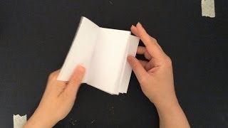 HOW TO MAKE A BOOK FROM A SINGLE SHEET OF PAPER [upl. by Talbot]