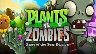 Plants vs Zombies PC FULL Walkthrough [upl. by Annaoj]