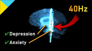 The 40Hz quotMIRACLEquot Repair Frequency for Depression amp Anxiety [upl. by Ahsienod459]