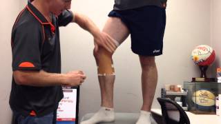 Knee MCL Taping [upl. by Ellehcan]