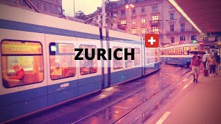 Zurich in 4 minutes  Travel video Switzerland 4K [upl. by Nodnar]