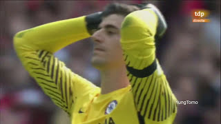 Thibaut Courtois Penalty Miss  Chelsea vs Arsenal Penalty Shootout  Community Shield  862017 [upl. by Adar]