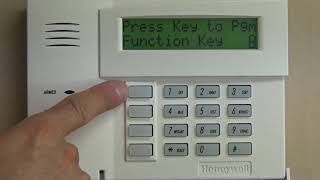 Programming Honeywell 20P  Speed keys [upl. by Aihtekal287]