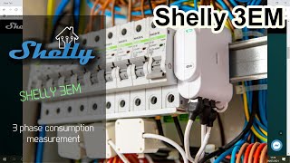 Shelly 3EM  3 phase energy metering [upl. by Eikcin]