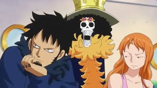 麦わら海賊団のペースに乗せられてしまうトラ男ともぐもぐトラ男 ワンピース onepiece [upl. by Ellenhoj693]