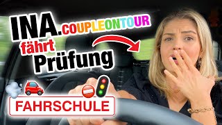 Praktische Führerscheinprüfung mit Ina 🌈 COUPLEONTOUR  Fischer Academy [upl. by Khudari381]