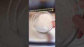 Easy homemade GLUTINOUS RICE FLOUR [upl. by Adair]