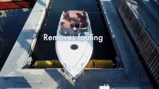 Hull cleaning made easy  Drivein Boatwash [upl. by Aimerej]