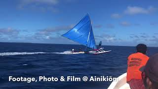 Marshall Islands  Flying Traditional Marshallese Proa [upl. by Eidissac]