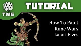 Rune Wars Tutorial How To Paint Latari Elves [upl. by Lotsyrc]