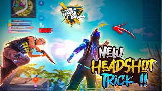 BEST HEADSHOT TRICK EXPLAINED 🔥 FREE FIRE MAX [upl. by Lebanna]