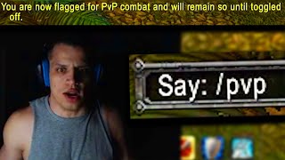 Tyler1 Accidentally Types pvp [upl. by Channing]