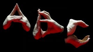 ALPHABET Finger Dance  UpperCase  ABC Finger font Performance finger tutting [upl. by Mariel]