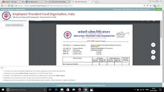 How to check PF amp Pension balancepassbook online [upl. by Sallee]