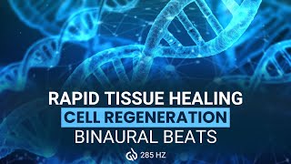 285 Hz Healing Frequency Rapidly Heals Tissue amp Regenerate Cells Binaural Beats [upl. by Arok]