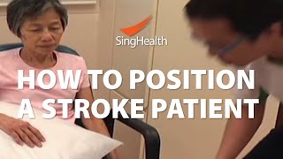 How To Position A Stroke Patient [upl. by Suiradel972]