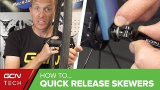 How To Use A Quick Release Skewer [upl. by Eduj]