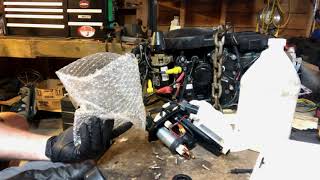 How to service Mercury 4 Stroke Outboard FSM Fuel Supply Module [upl. by Pammie]