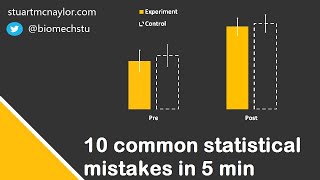 Ten Statistical Mistakes in 5 Min [upl. by Ankney]