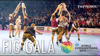 THE FREAKS  Gymnaestrada  FIG Gala 2019 ORF TV [upl. by Noruq]