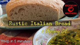 Easy Homemade Italian Bread – Rustic Italian Bread Recipe [upl. by Faye]