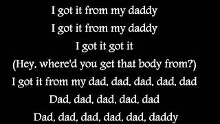 Psy  Daddy Lyrics [upl. by Nalak]