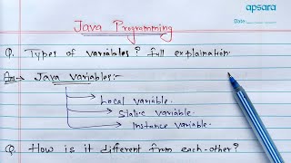 Local Static and Instance variables in Java  Learn Coding [upl. by Leshia803]