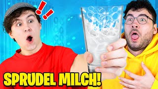 WIR SPRUDELN MILCH UND TRINKEN SIE [upl. by Lyrradal]