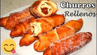 CHURROS PERUANOS RELLENOS  Estilo San Francisco 😋 [upl. by Narah]