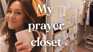 PRAYER ROOM TOUR  how to make a prayer room [upl. by Aehtla913]